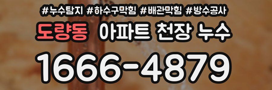 도량동 아파트 천장 누수