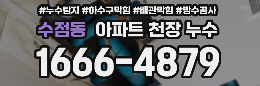 수점동 아파트 천장 누수