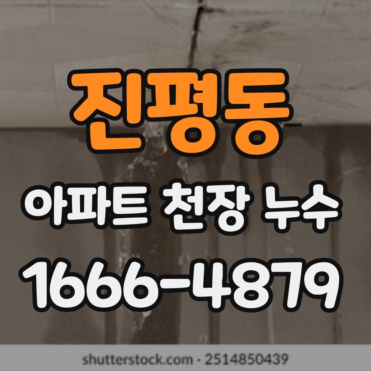 진평동 아파트 천장 누수