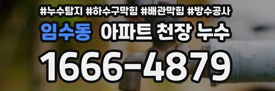임수동 아파트 천장 누수