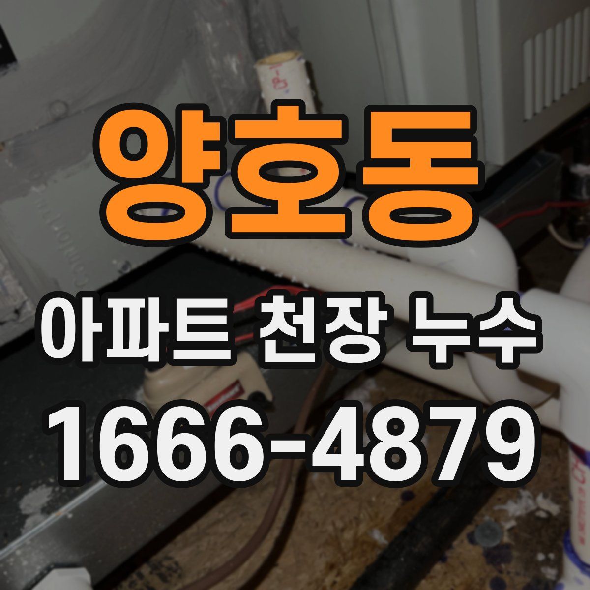 양호동 아파트 천장 누수