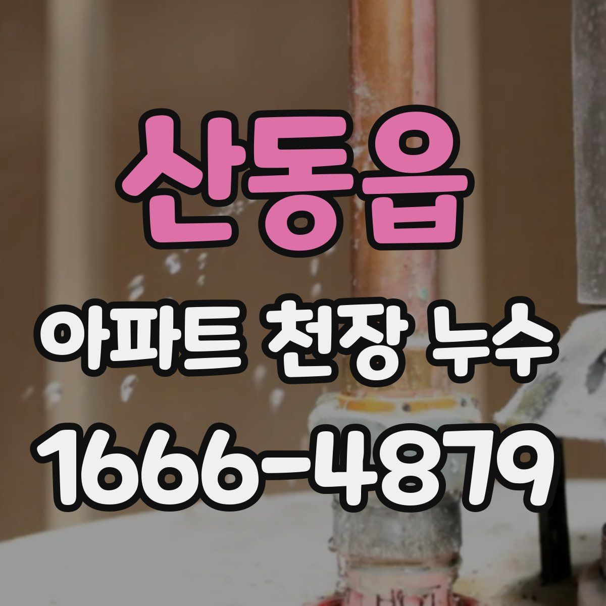 산동읍 아파트 천장 누수