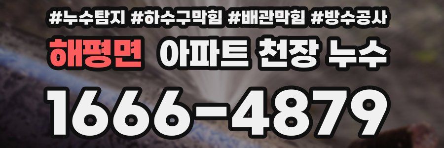 해평면 아파트 천장 누수