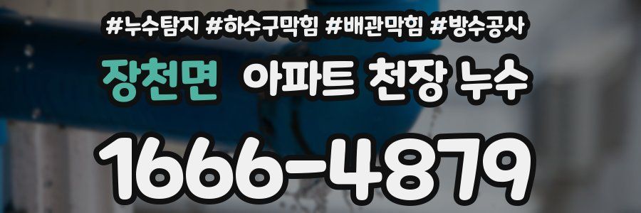 장천면 아파트 천장 누수