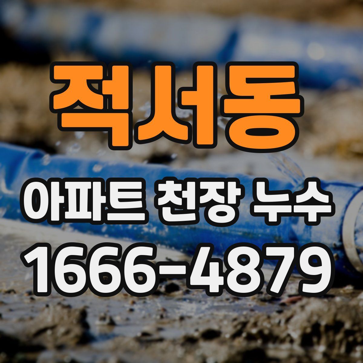 적서동 아파트 천장 누수