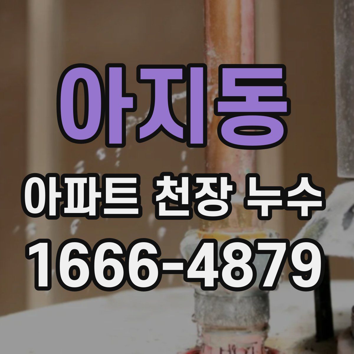 아지동 아파트 천장 누수