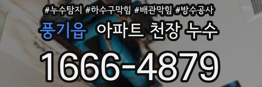 풍기읍 아파트 천장 누수