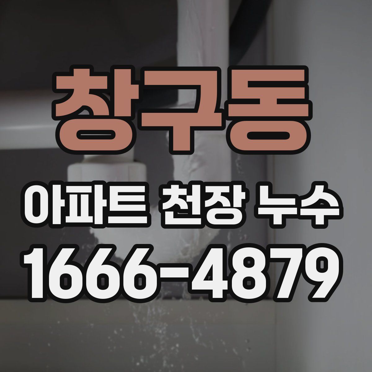창구동 아파트 천장 누수
