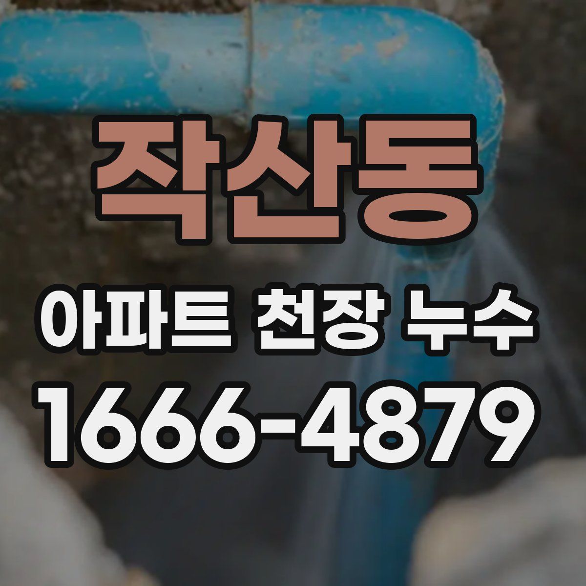 작산동 아파트 천장 누수