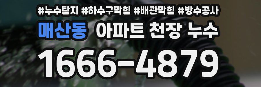 매산동 아파트 천장 누수