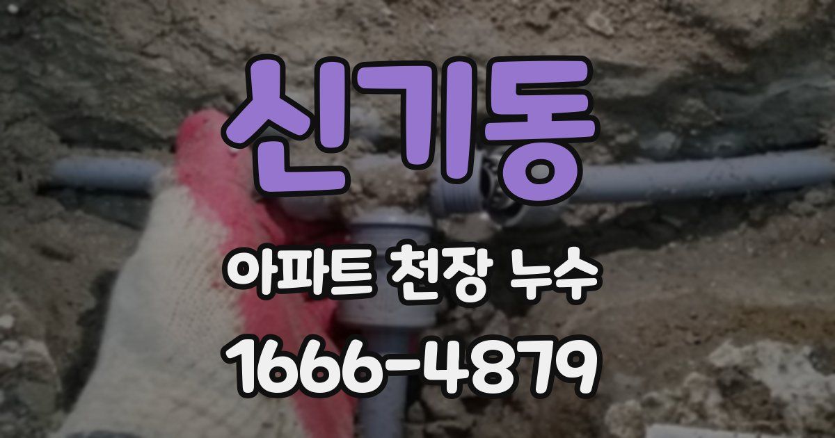 신기동 아파트 천장 누수