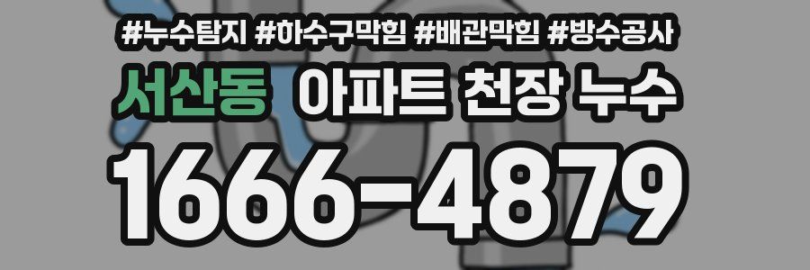 서산동 아파트 천장 누수