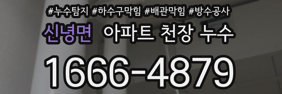 신녕면 아파트 천장 누수