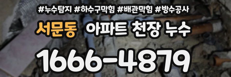 서문동 아파트 천장 누수