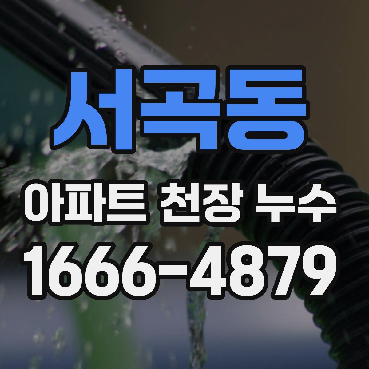 서곡동 아파트 천장 누수