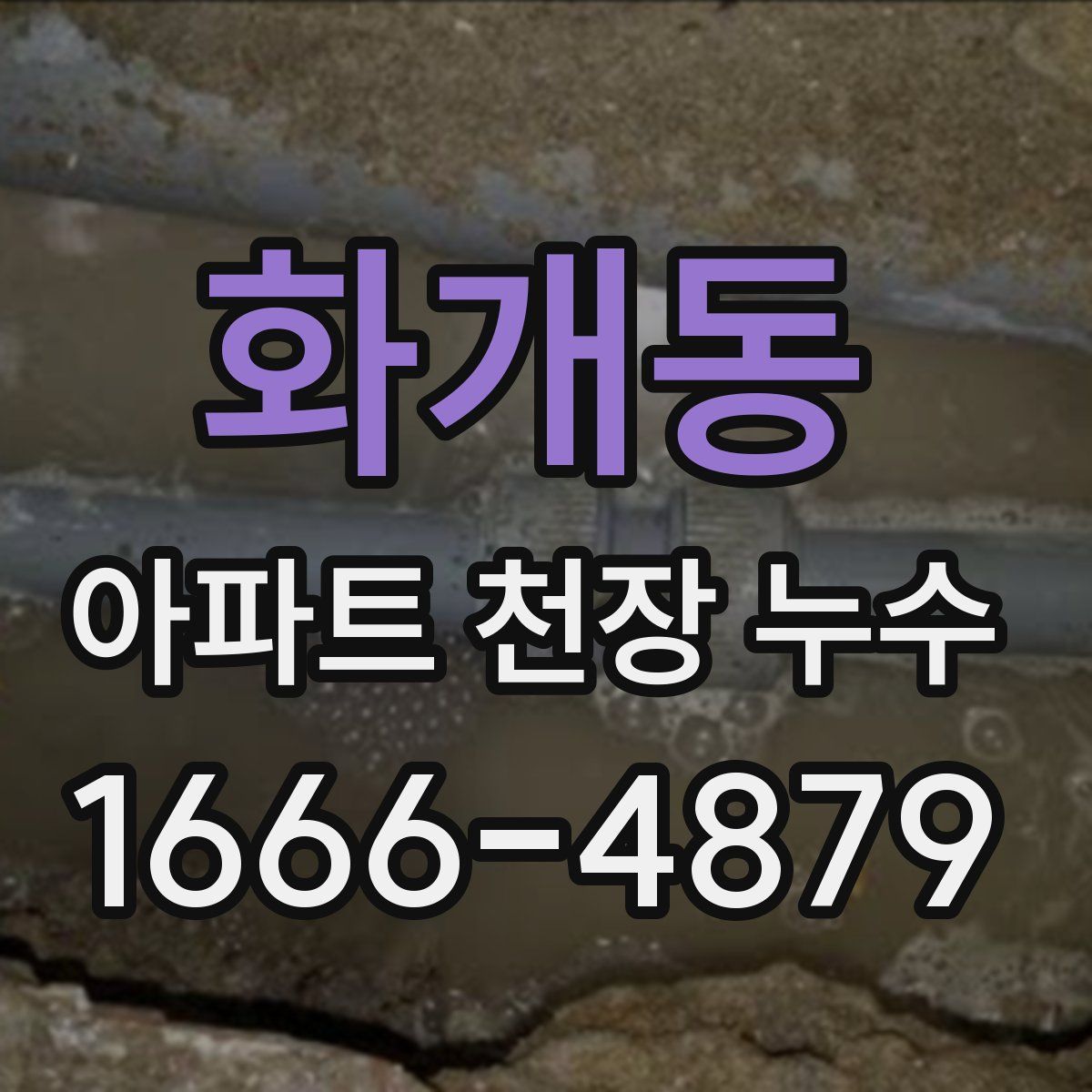 화개동 아파트 천장 누수