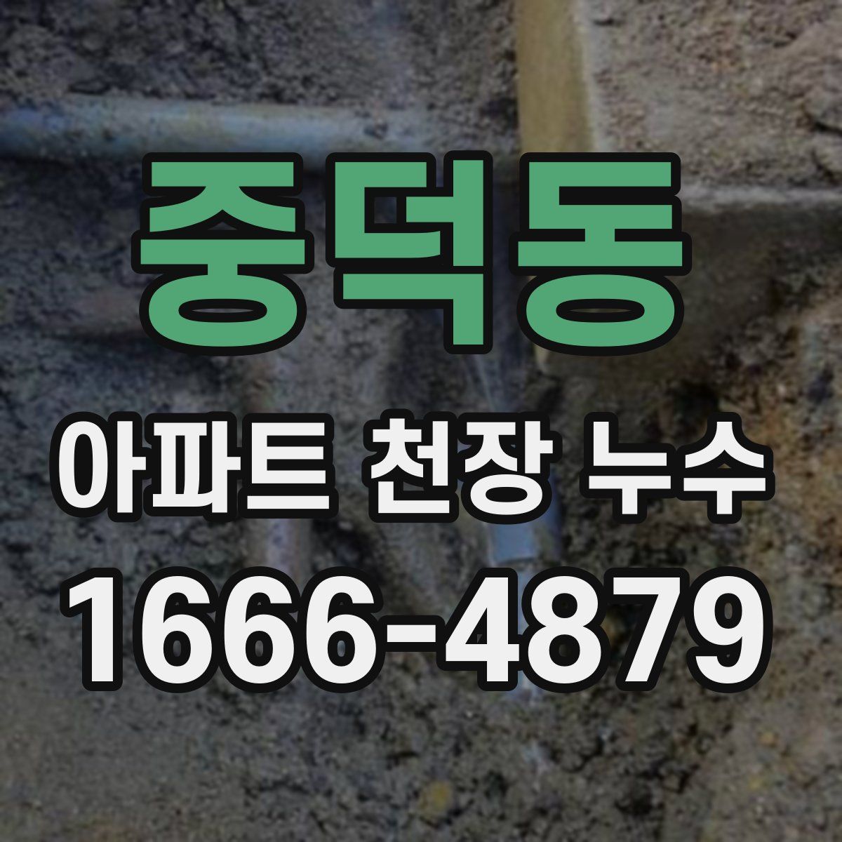 중덕동 아파트 천장 누수