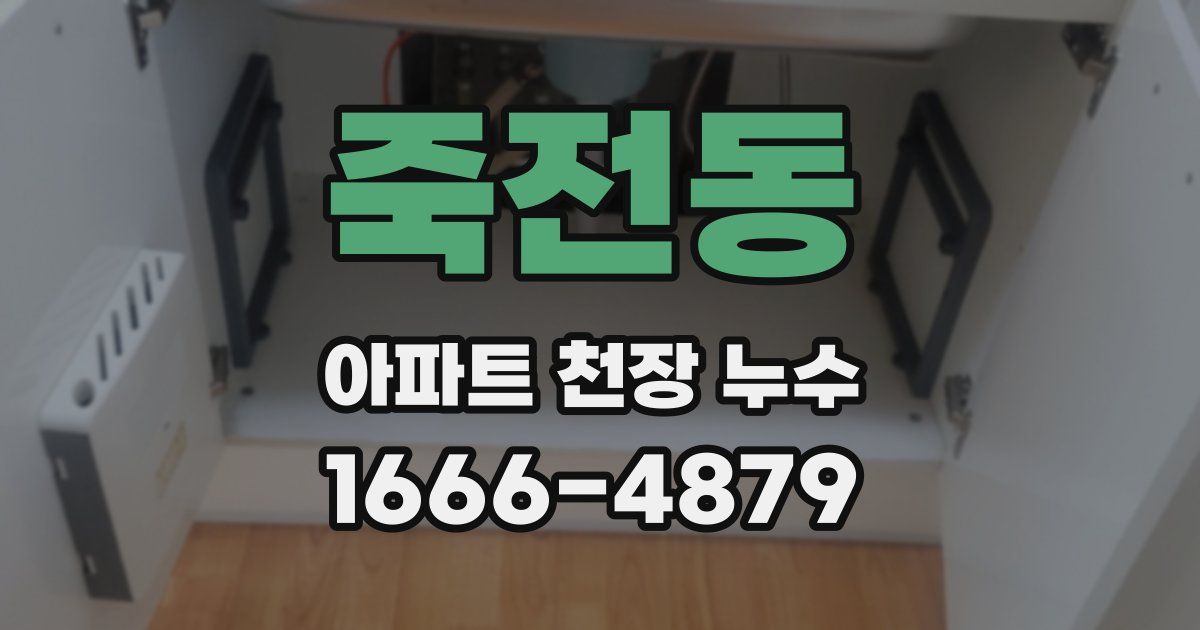죽전동 아파트 천장 누수