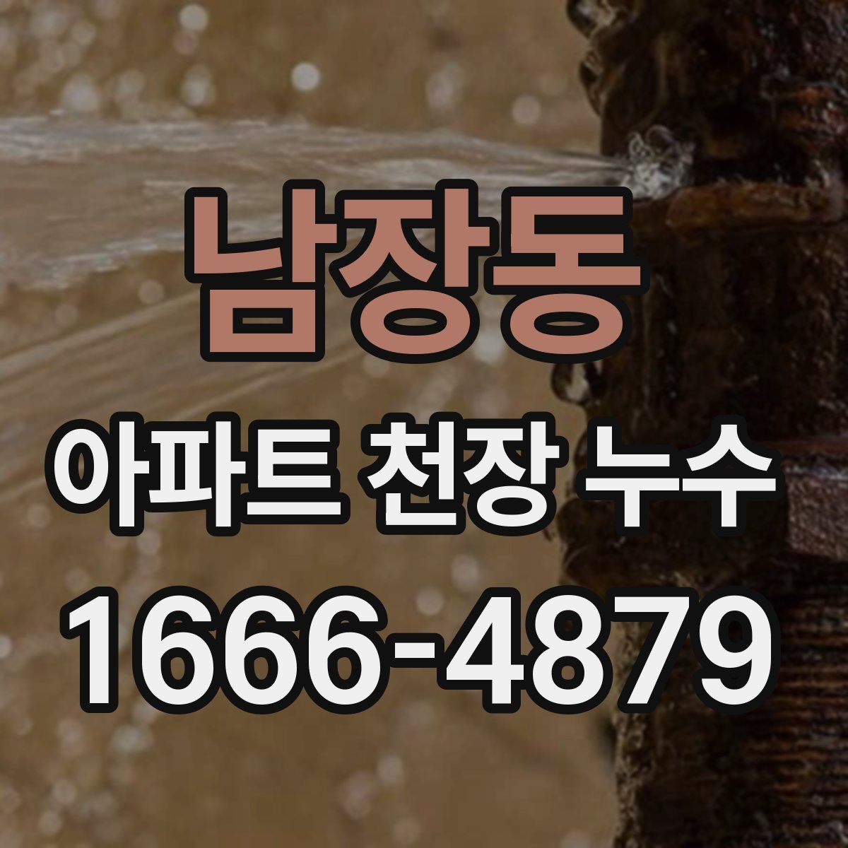 남장동 아파트 천장 누수