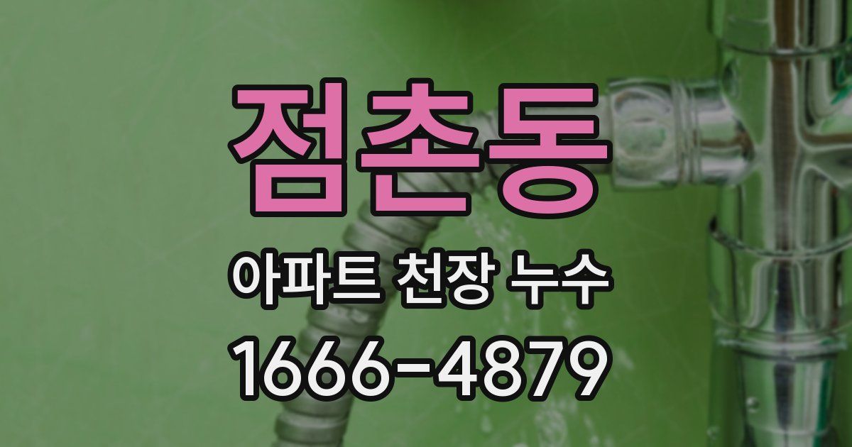 점촌동 아파트 천장 누수