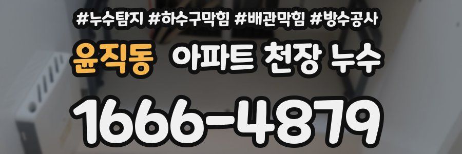 윤직동 아파트 천장 누수