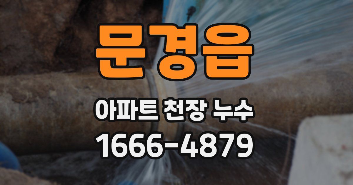 문경읍 아파트 천장 누수
