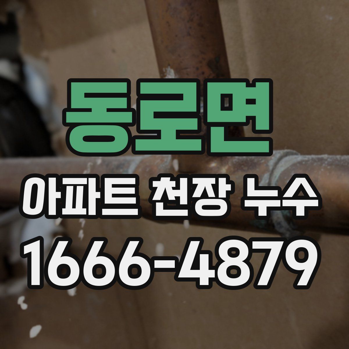 동로면 아파트 천장 누수