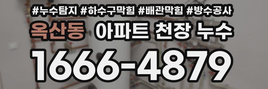 옥산동 아파트 천장 누수