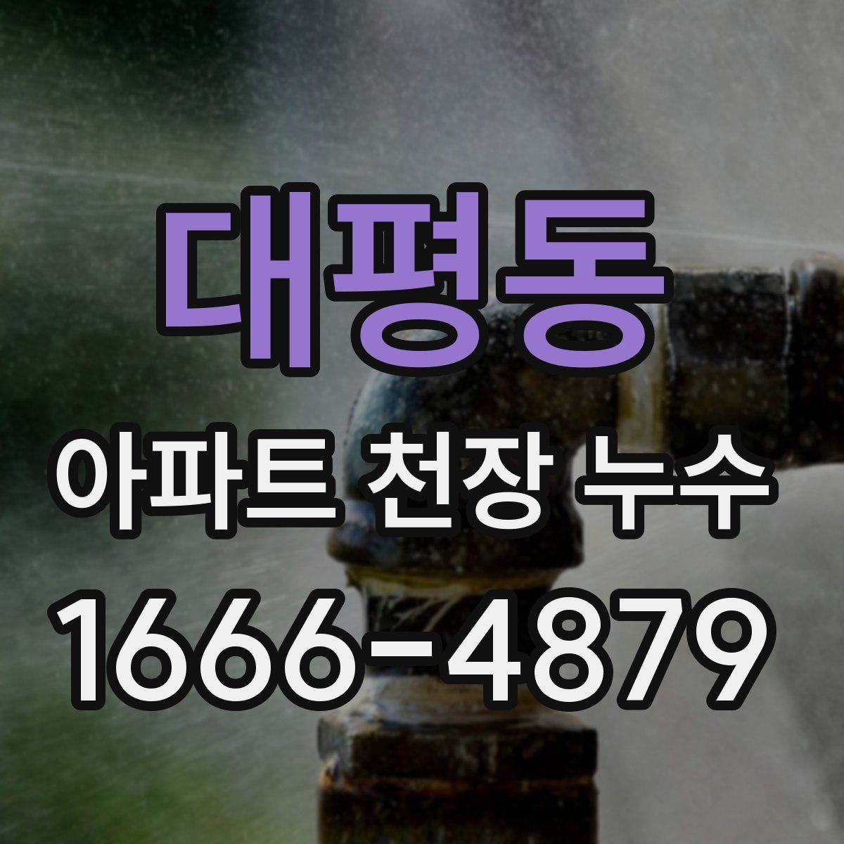 대평동 아파트 천장 누수