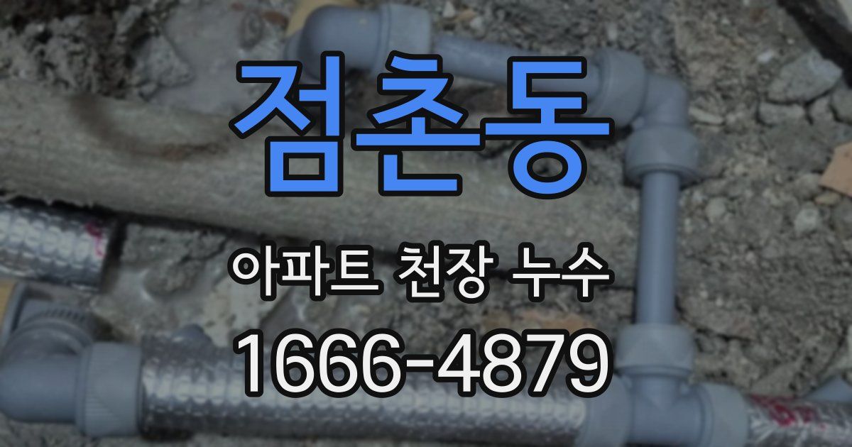 점촌동 아파트 천장 누수