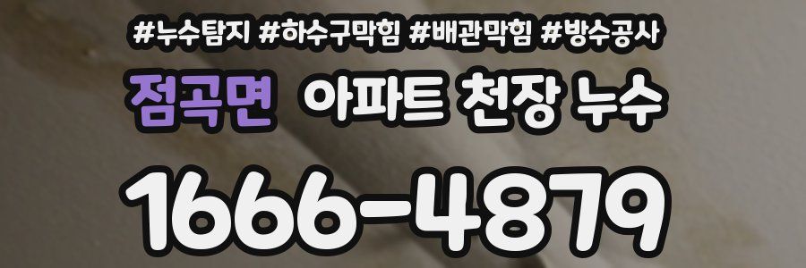 점곡면 아파트 천장 누수