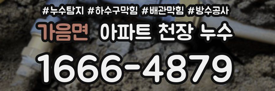 가음면 아파트 천장 누수