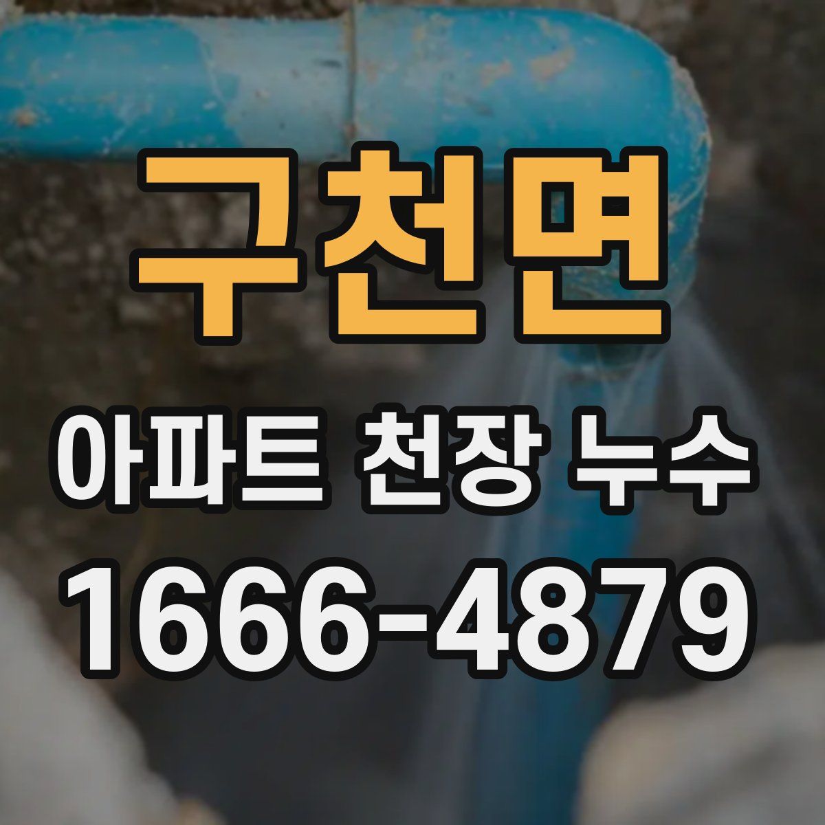 구천면 아파트 천장 누수