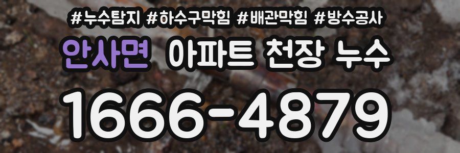 안사면 아파트 천장 누수