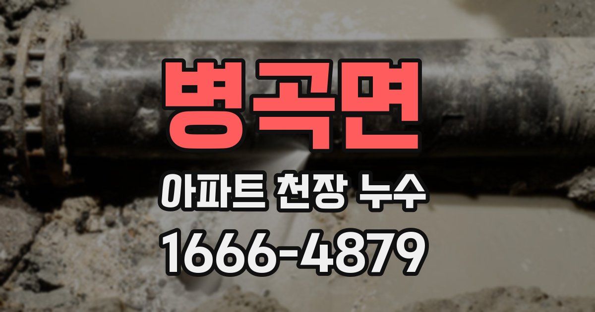 병곡면 아파트 천장 누수