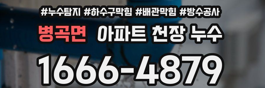 병곡면 아파트 천장 누수