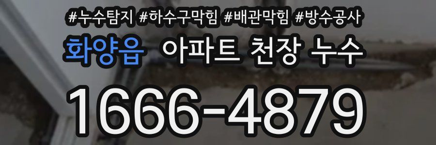 화양읍 아파트 천장 누수