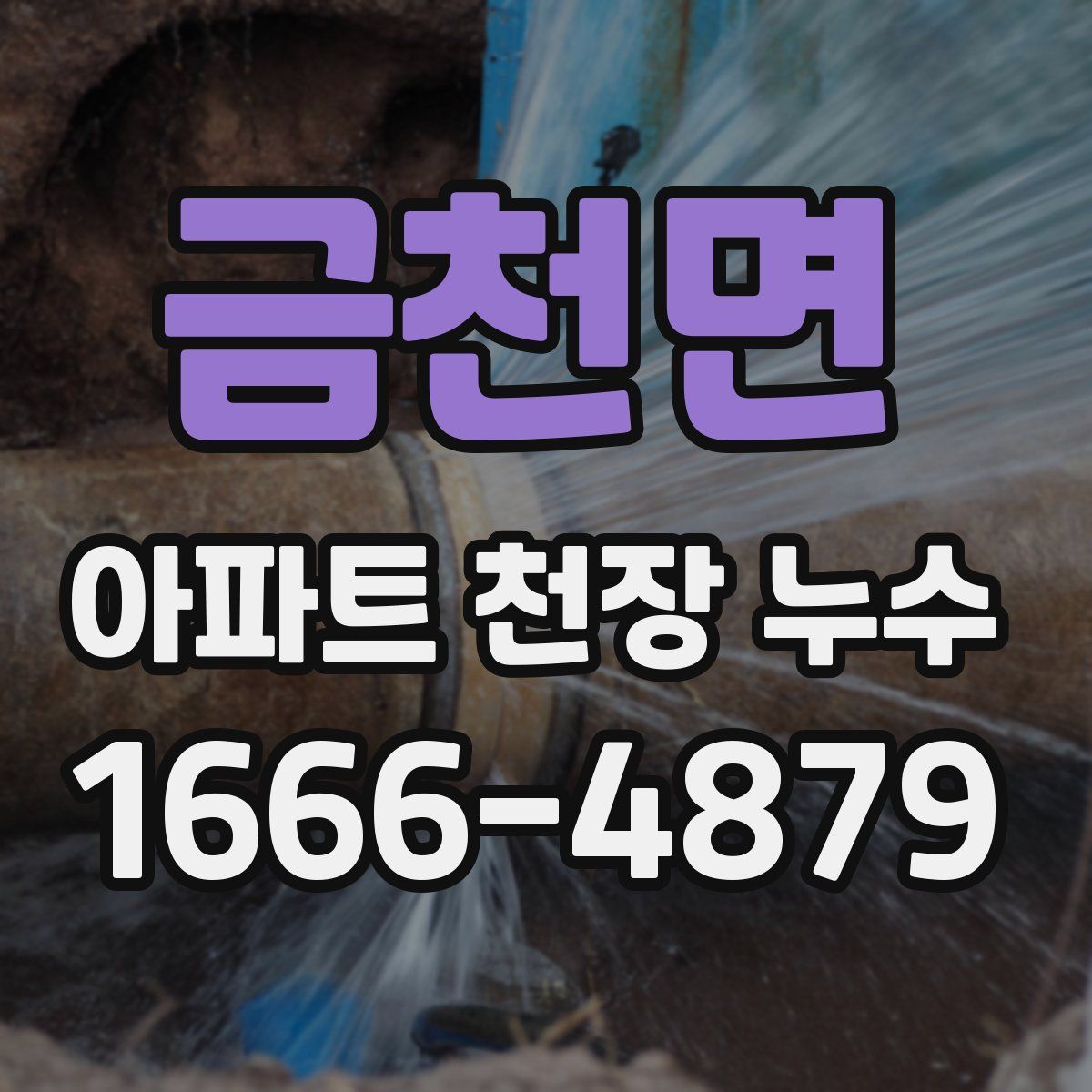 금천면 아파트 천장 누수