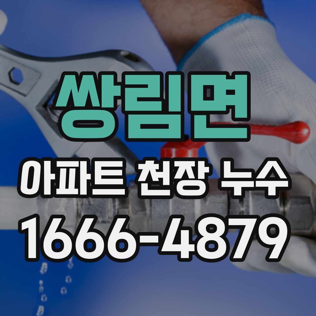 쌍림면 아파트 천장 누수