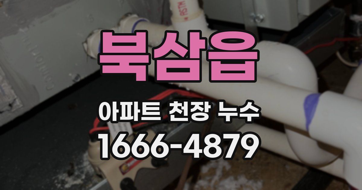 북삼읍 아파트 천장 누수