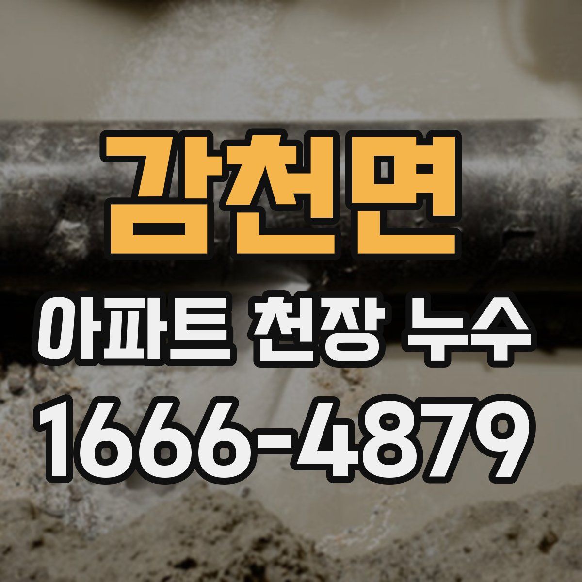감천면 아파트 천장 누수