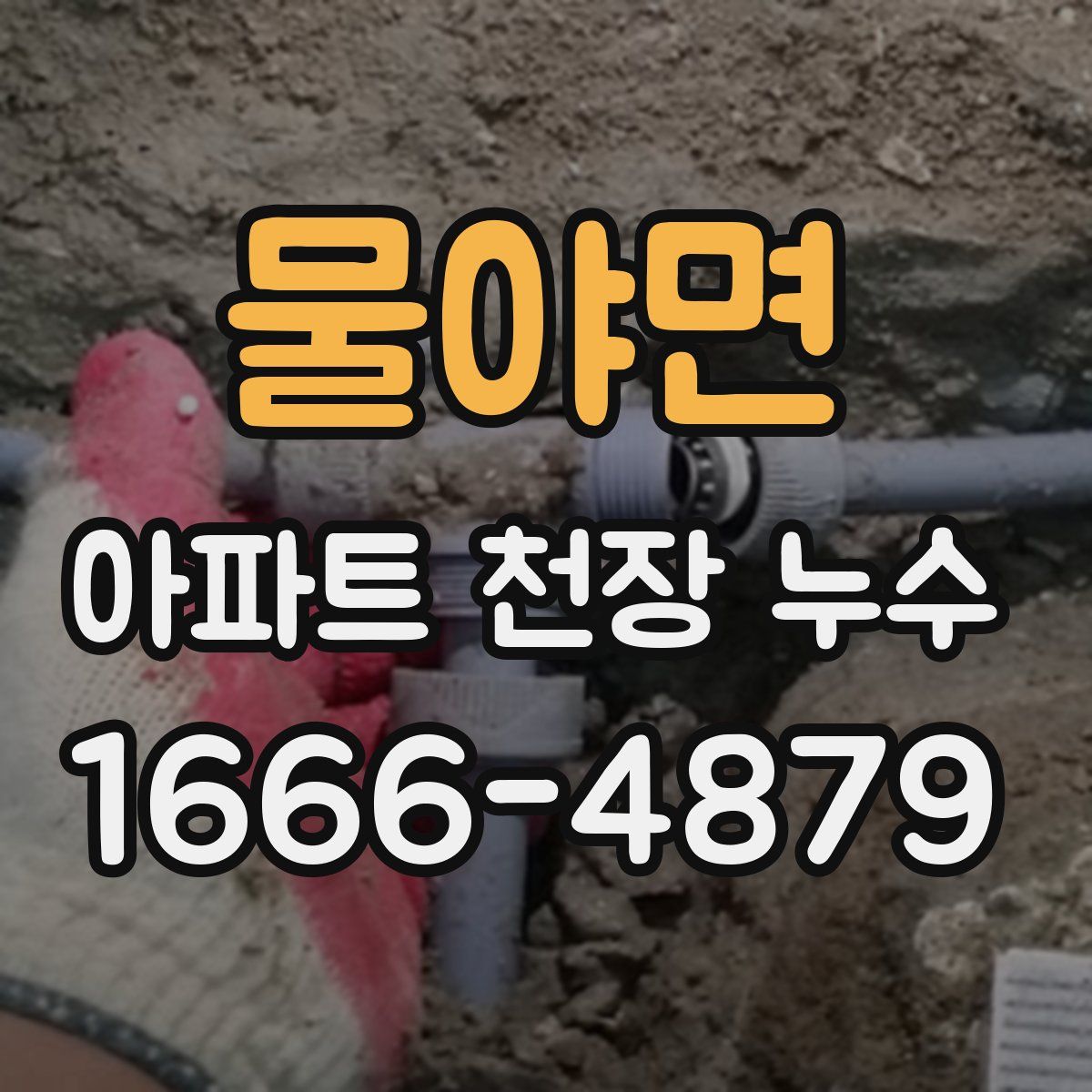 물야면 아파트 천장 누수