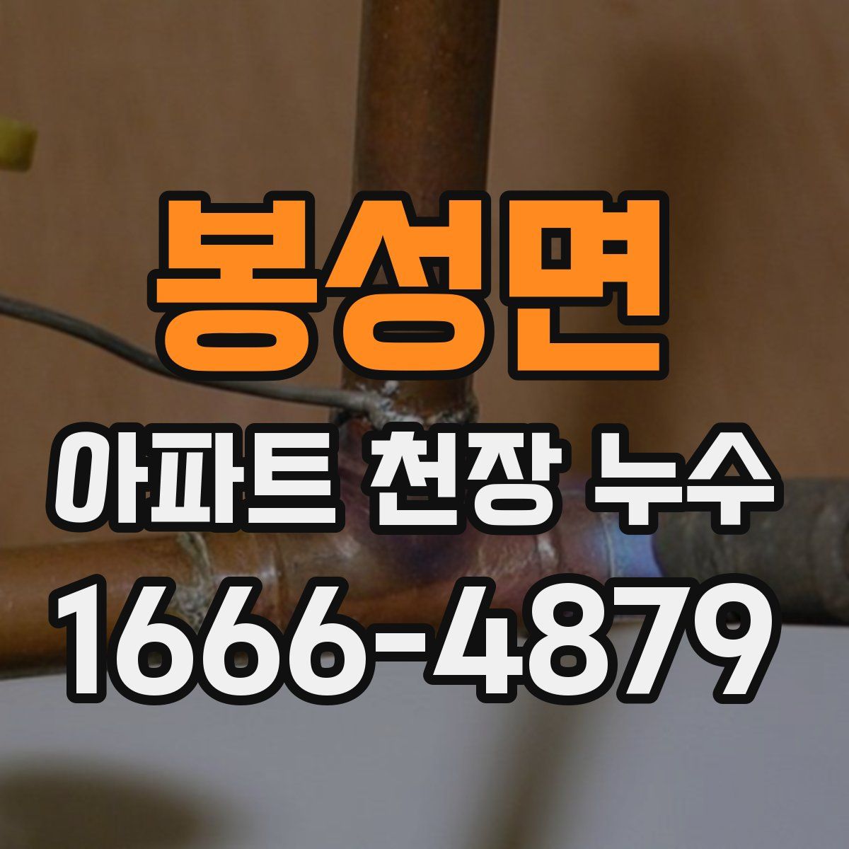 봉성면 아파트 천장 누수