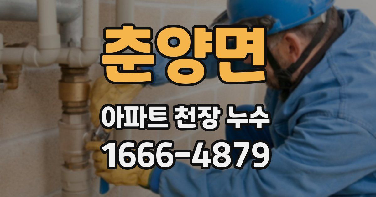 춘양면 아파트 천장 누수