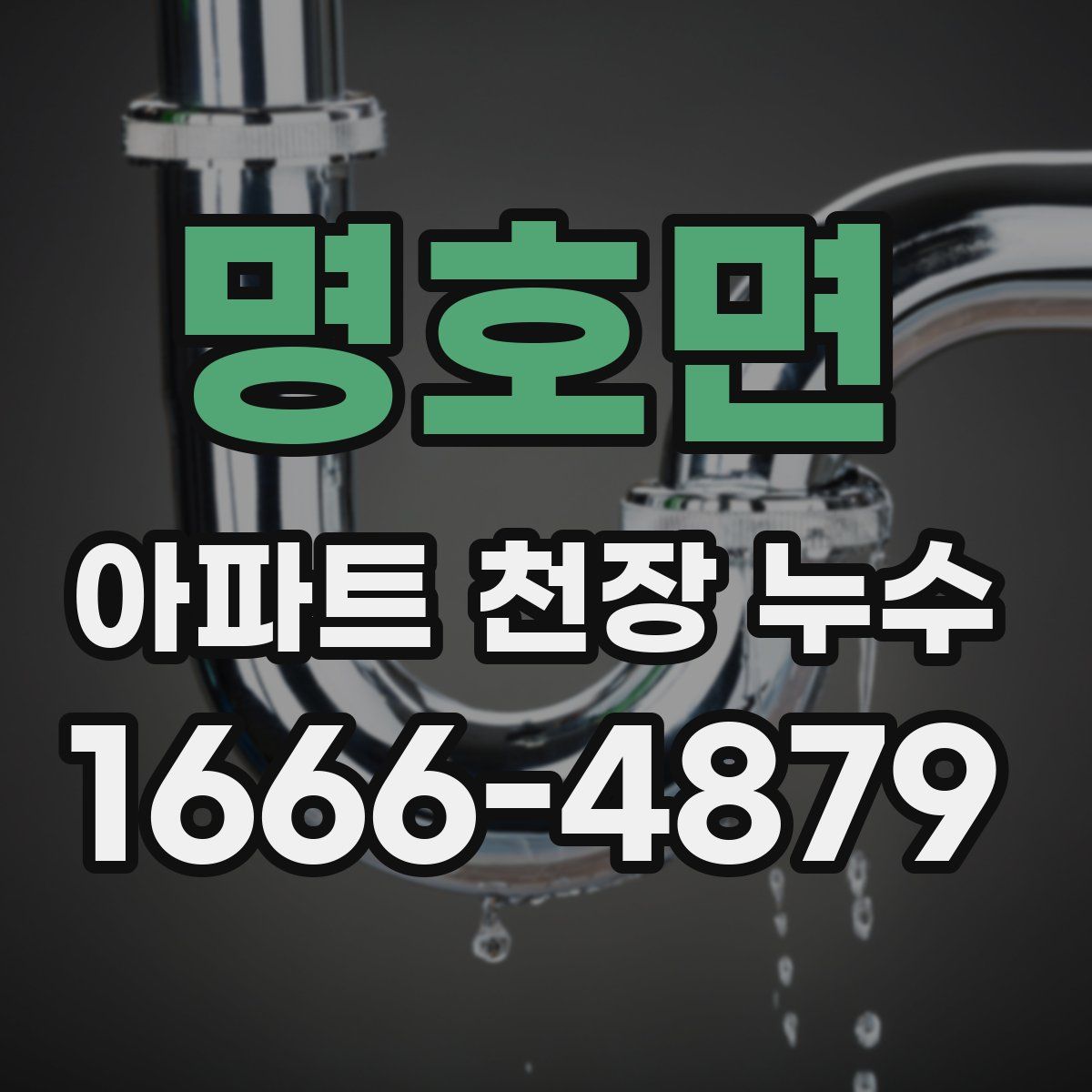 명호면 아파트 천장 누수