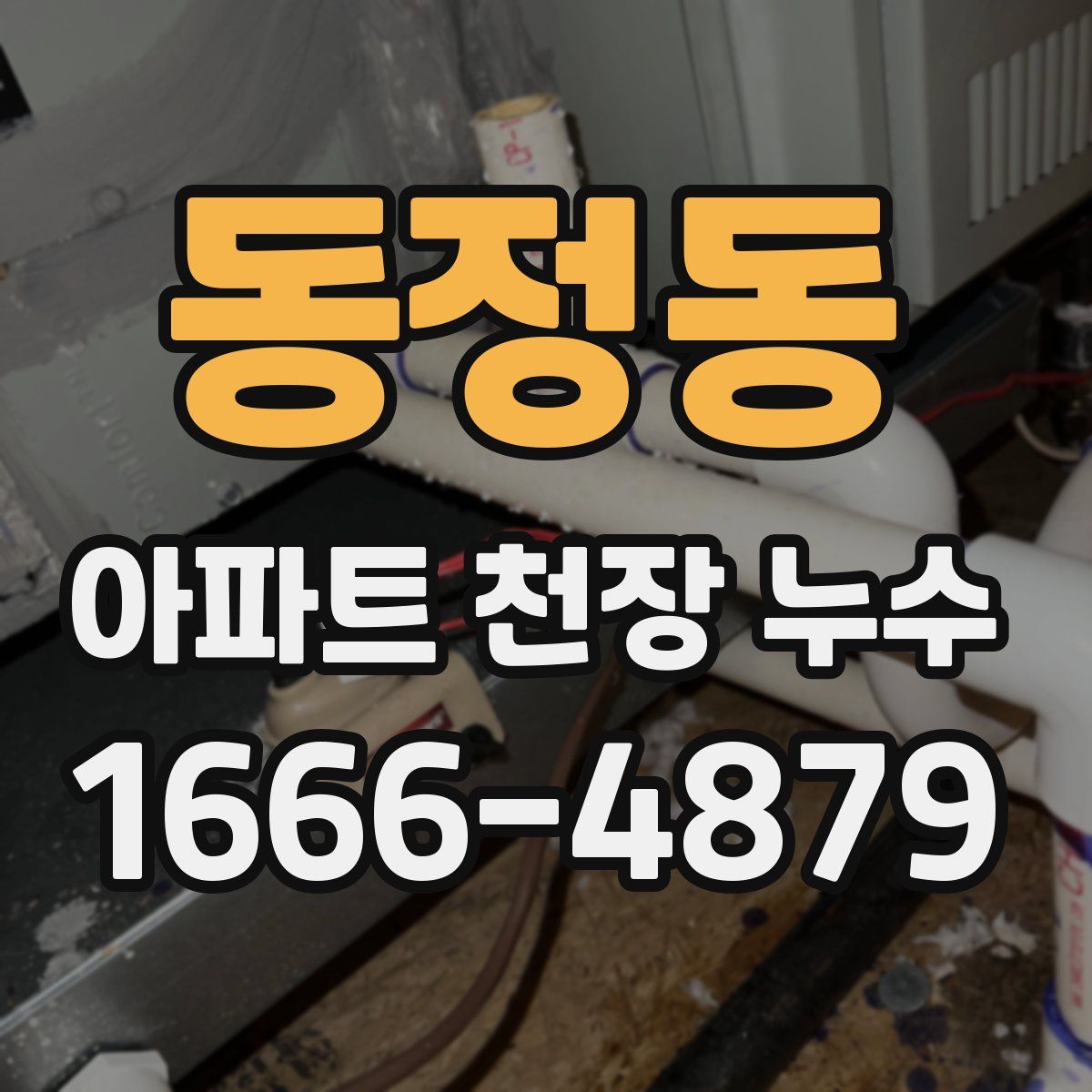 동정동 아파트 천장 누수