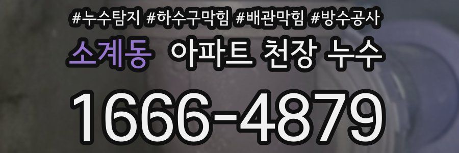 소계동 아파트 천장 누수