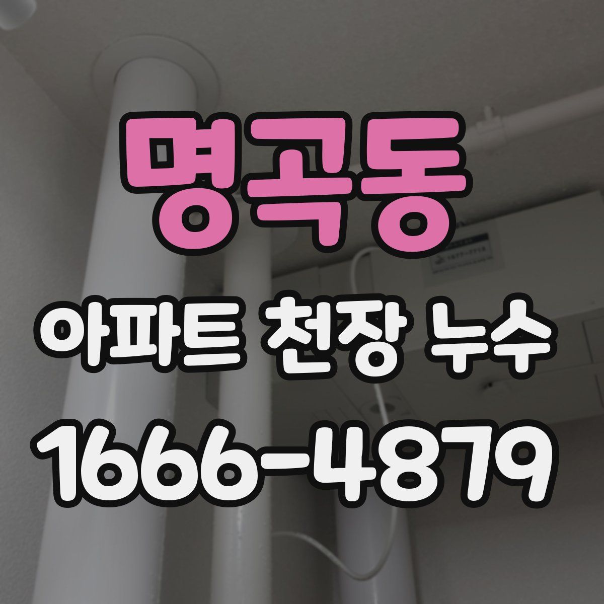명곡동 아파트 천장 누수