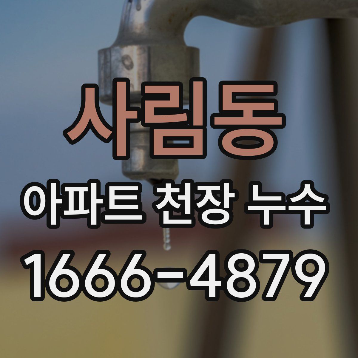 사림동 아파트 천장 누수