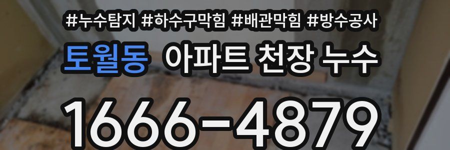 토월동 아파트 천장 누수
